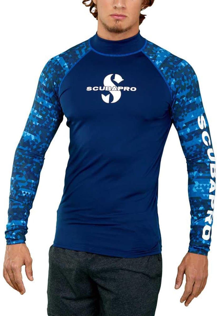 Scubapro Rash Guard heren lang Aegean