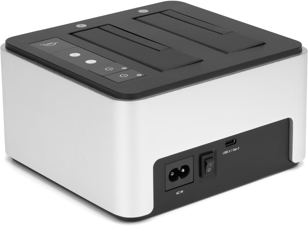 OWC Drive Dock - Docking Station voor Harde Schijven en SSDs - USB-C - 10Gb/s - Snelladen - Wit