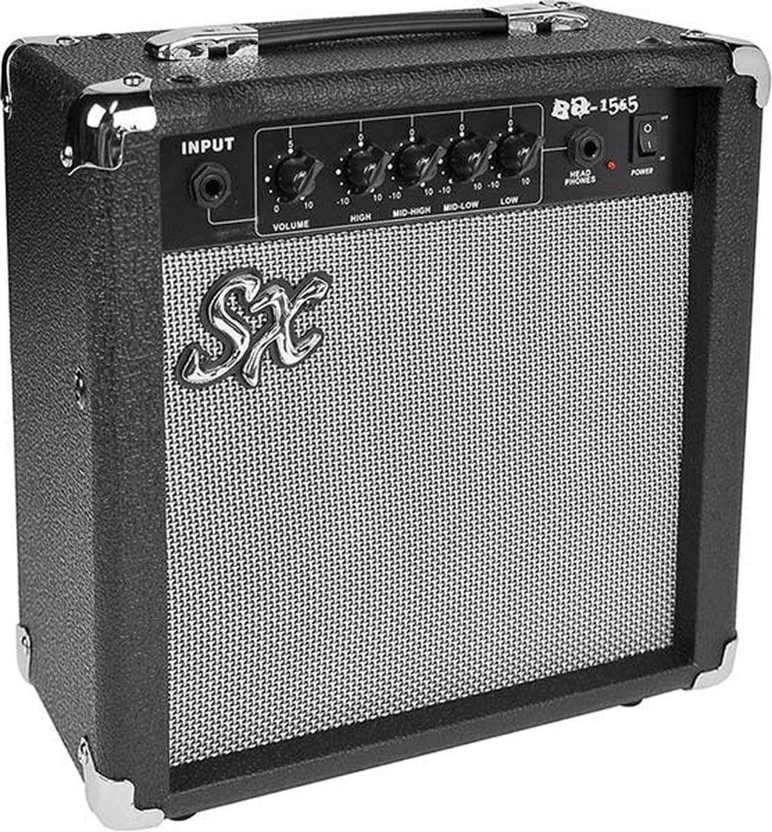 SX BA1565 – Basgitaarversterker – 15W – 6,5" speaker