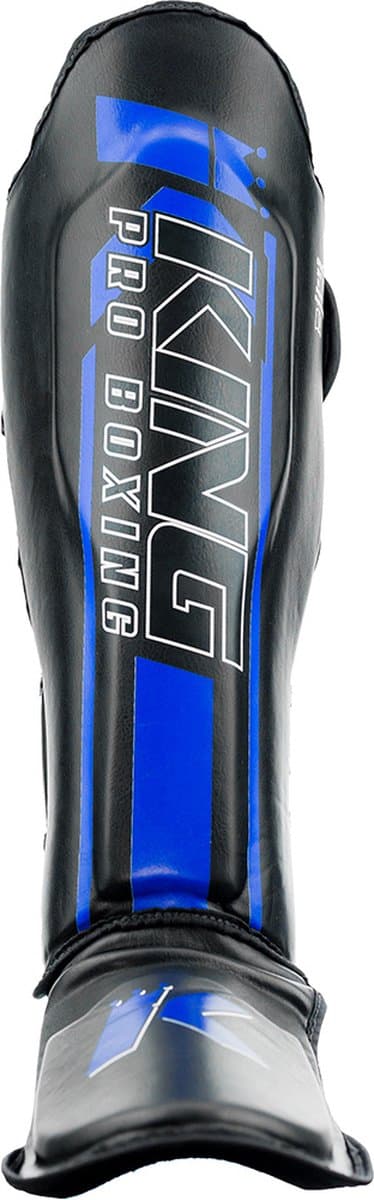 King Pro Boxing KPB/SG Elite 2 Scheenbeschermers Zwart Blauw