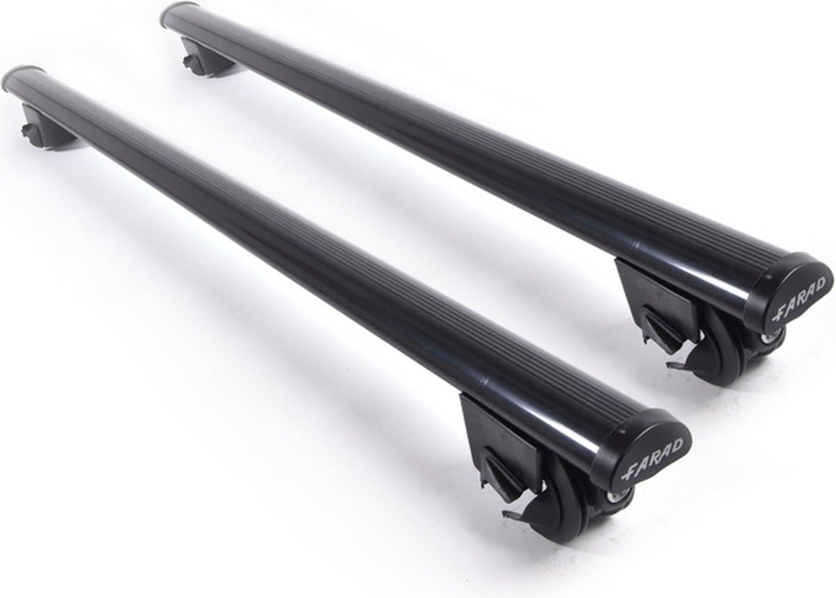 Dakdragers geschikt voor Opel Vectra Combi 1994 t/m 2004open dakrailing - Staal breed - 75kg Laadvermogen - Merk Farad
