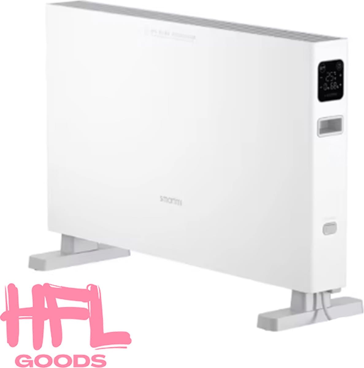 HFL Goods Elektrische Convector Kachel - Smart WiFi Besturing - Led Touchscreen - Wit