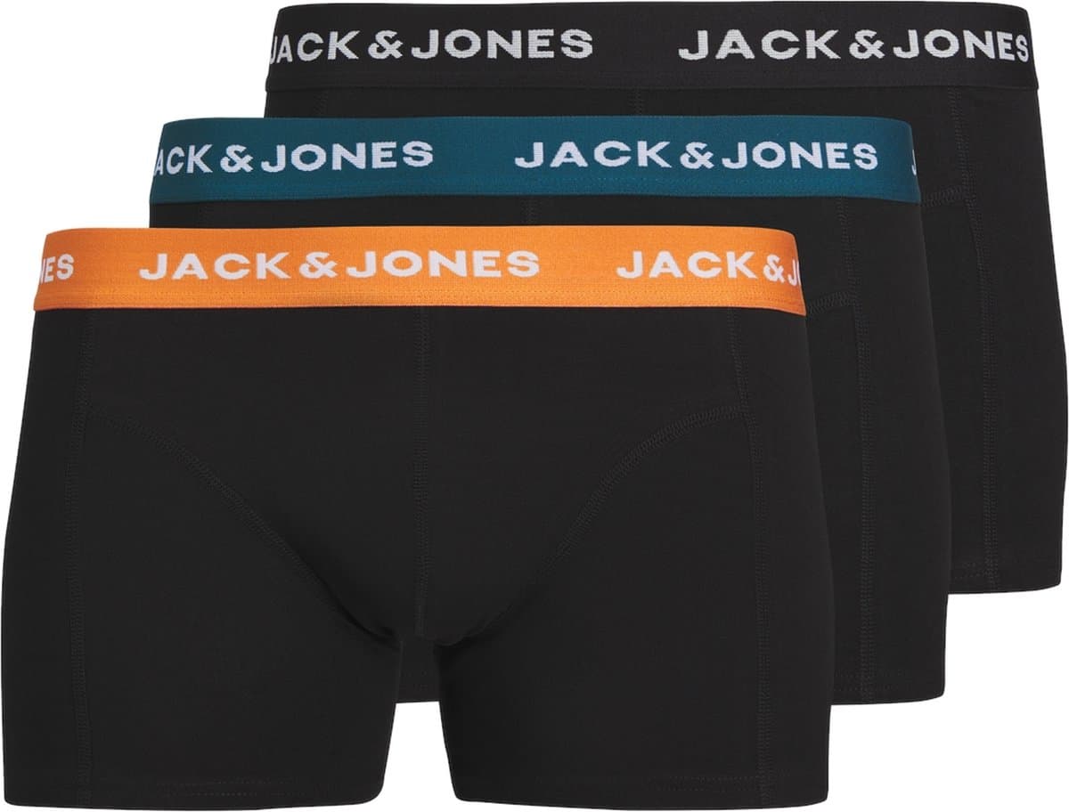 JACK & JONES JACJONAS SOLID TRUNKS 3 PACK JNR Jongens Onderbroek - Maat 176