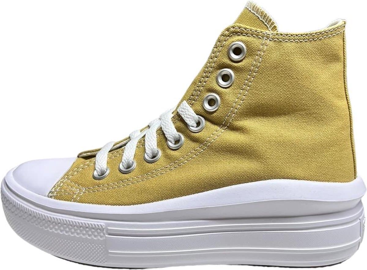 Converse - Dames - Donker Geel - Wit - Maat 36