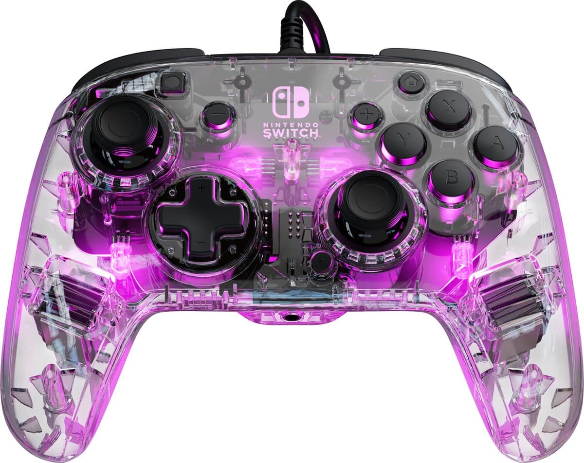 PDP AfterGlow - Switch Bedrade Controller - Multicolor - Nintendo Switch
