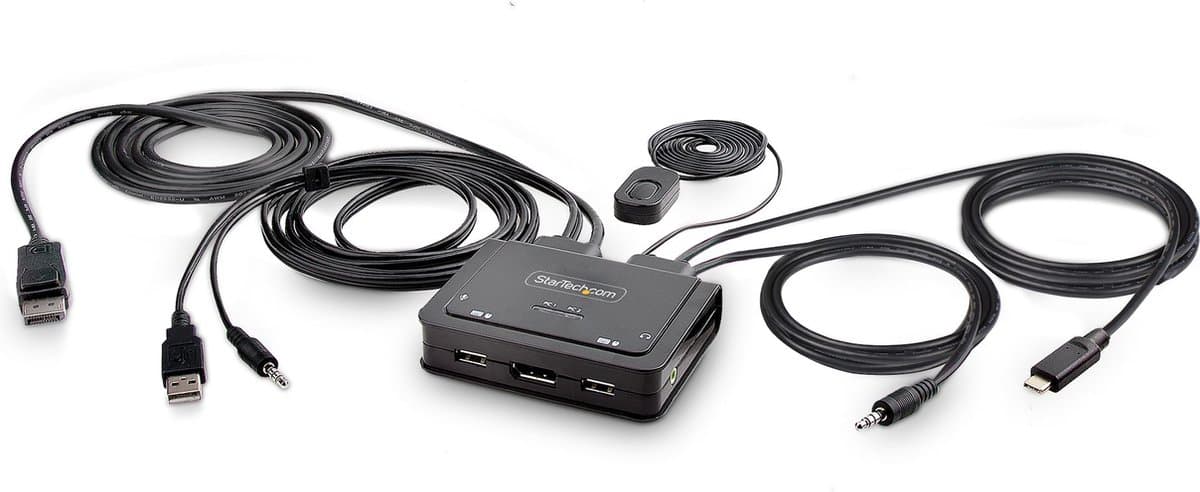 KVM-Schakelaar Startech C2-D46-UAC-CBL-KVM 1,8 m