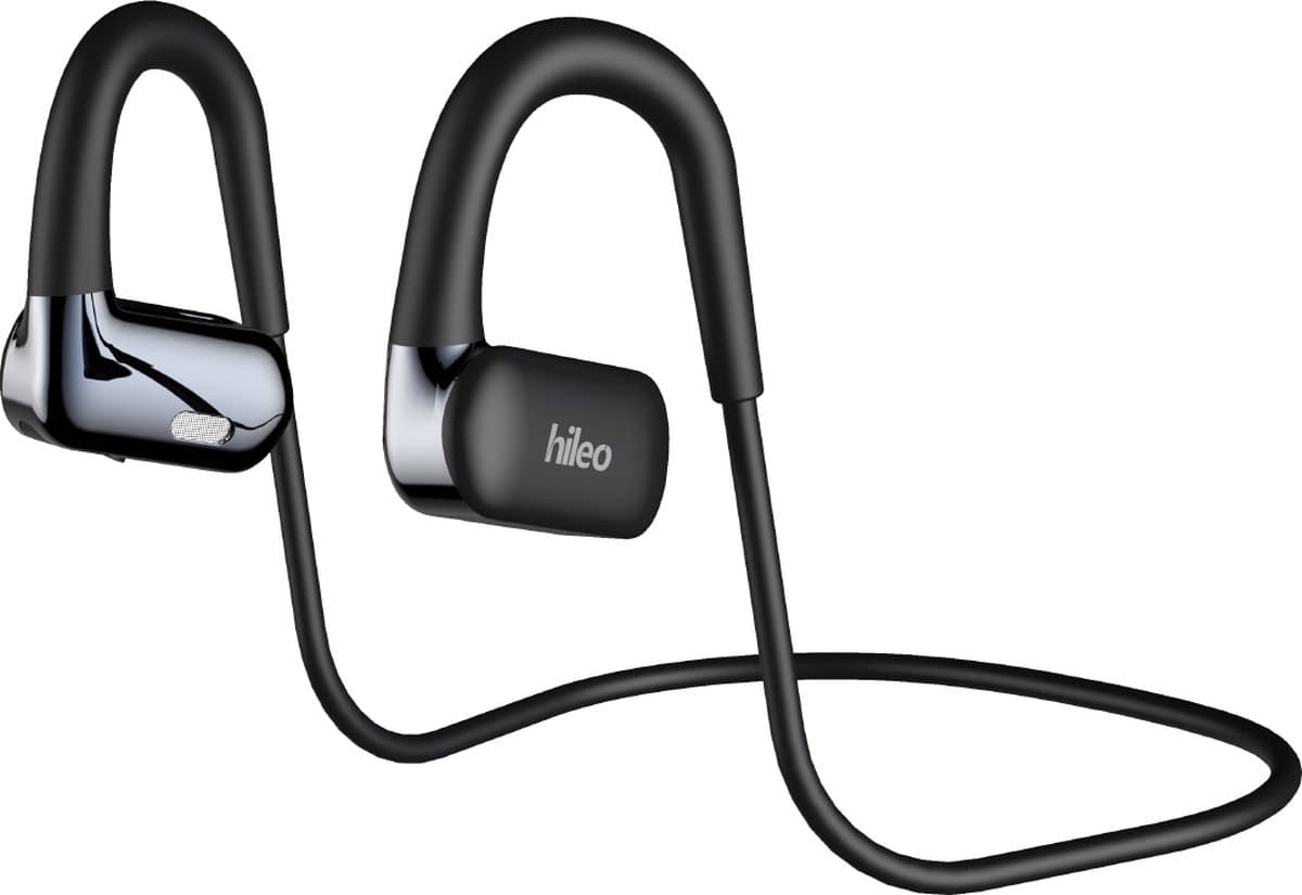 hileo hi77 - Draadloze Oordopjes - Koptelefoon - Open Ear Air Conduction – Zwart - Sport - Open-Ear - Bluetooth V5.4 oordopjes – Draadloze oortjes – Geschikt voor IOS/Android
