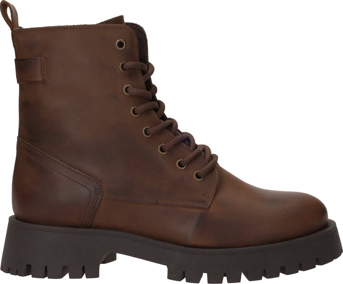 Palpa Venezia Veterschoenen Hoog - Cognac - Maat 41