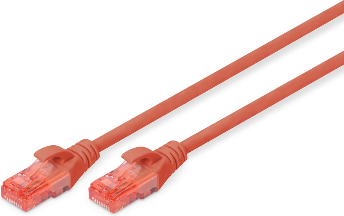 CAT6 UTP kabel 10 meter Rood