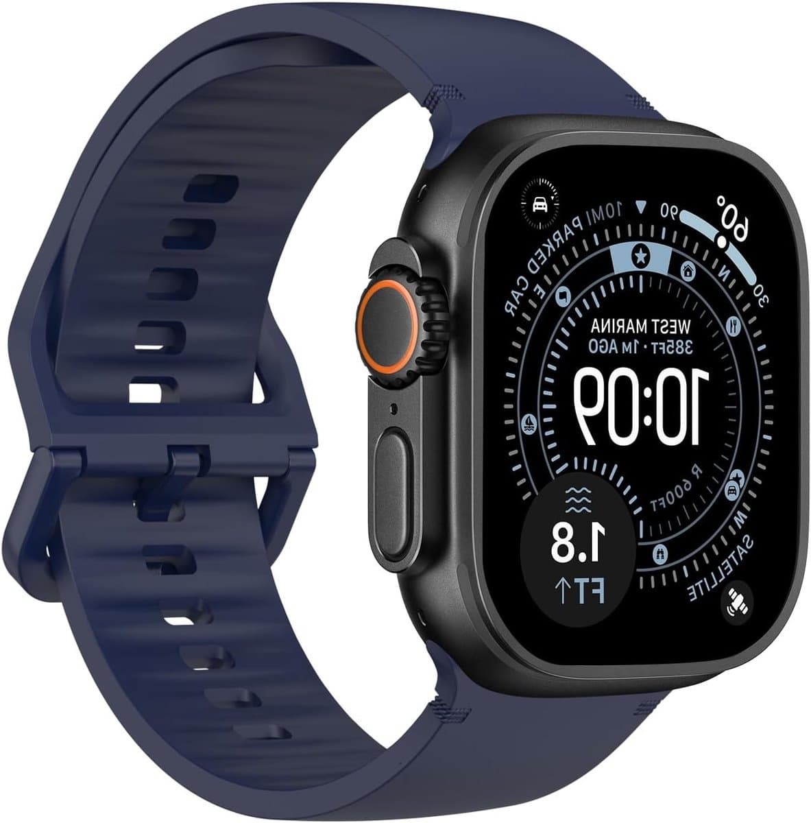 Sportieve Vervangband voor Apple Watch Ultra en Series - Ademend Silicoon, Geschikt voor Diverse Maten en Geschiedenis