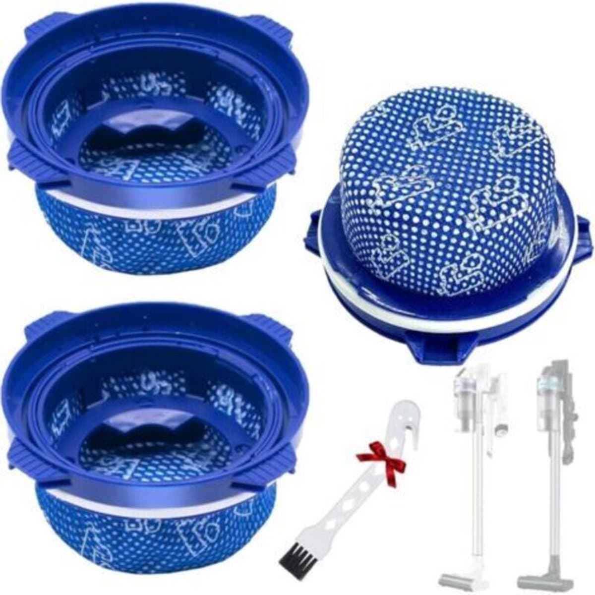 Geschikt voor Samsung Jet 90/70/75 stofzuiger HEPA-filters – 3-pack – Meerlaagse filtratie verwijdert effectief stof en pollen – Gemakkelijk schoon te maken