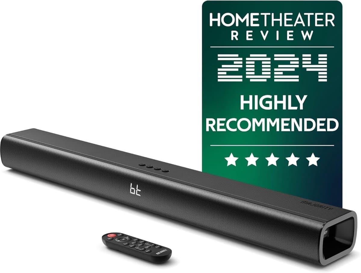 Tv Soundbar - Home Cinema - Meeslepend Geluid - 140W Vermogen - 81 cm - Zwart