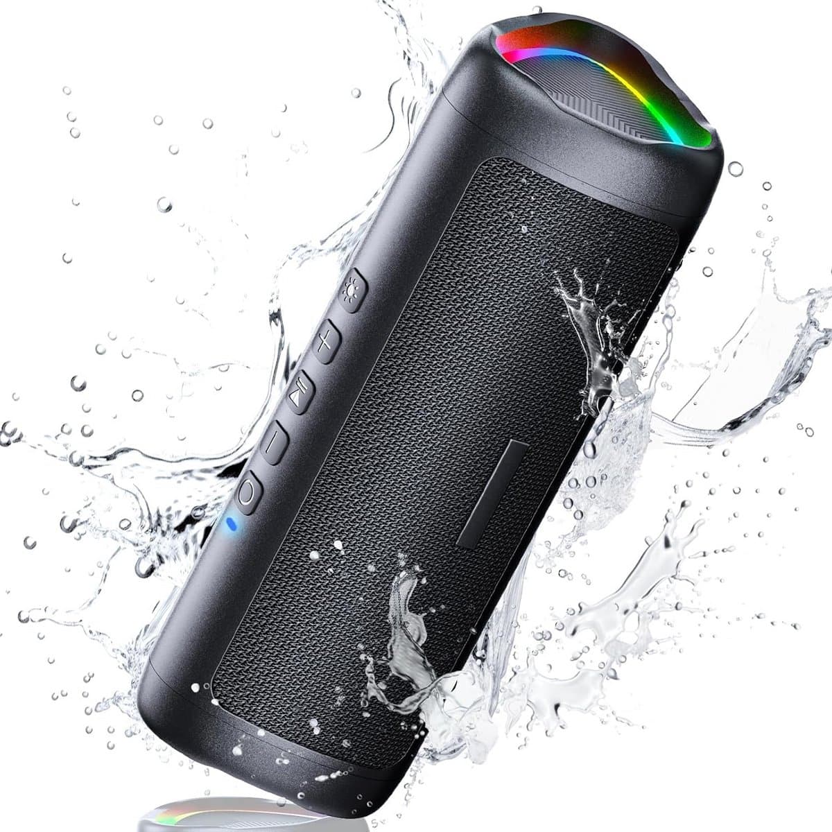 Draagbare Bluetooth Speaker - Muziek Box - Feestelijke Sfeer - 24 Uur Batterij - 30W Vermogen - Zwart