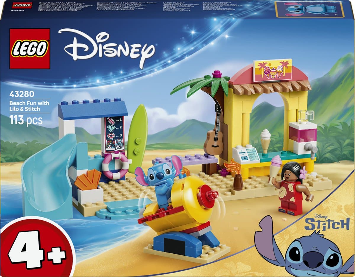 LEGO® ǀ Disney Strandplezier met Lilo & Stitch 43280
