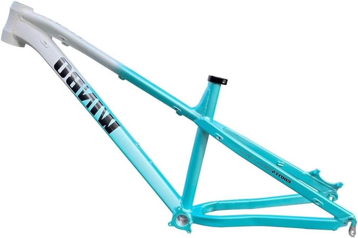 Mountainbike Frame - Dirt Jump Frame - Fietsen Bouwen - Aluminiumlegering - 26/27.5 inch - Wit Blauw