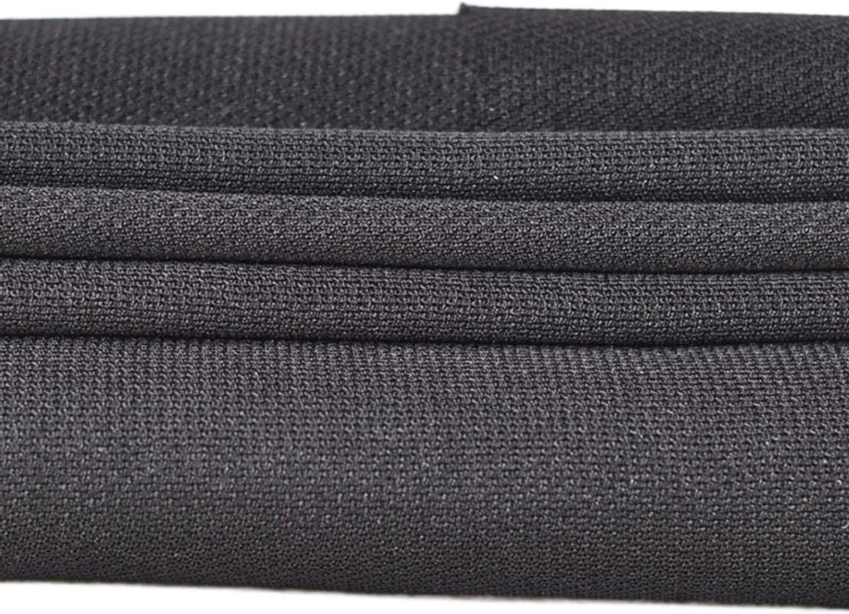 Speaker Grill Doek - Luidsprekerdoek Speakerstof - Akoestische Toepassingen - Uitstekende Akoestische Doorlaatbaarheid - 1.75 x 0.5 m - Zwart