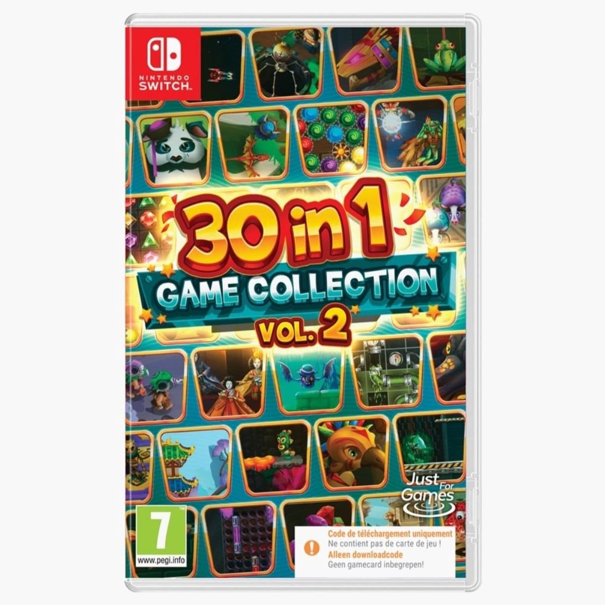 Nintendo Switch 30 in 1 Game Collection Vol.2 - Code-in-a-Box