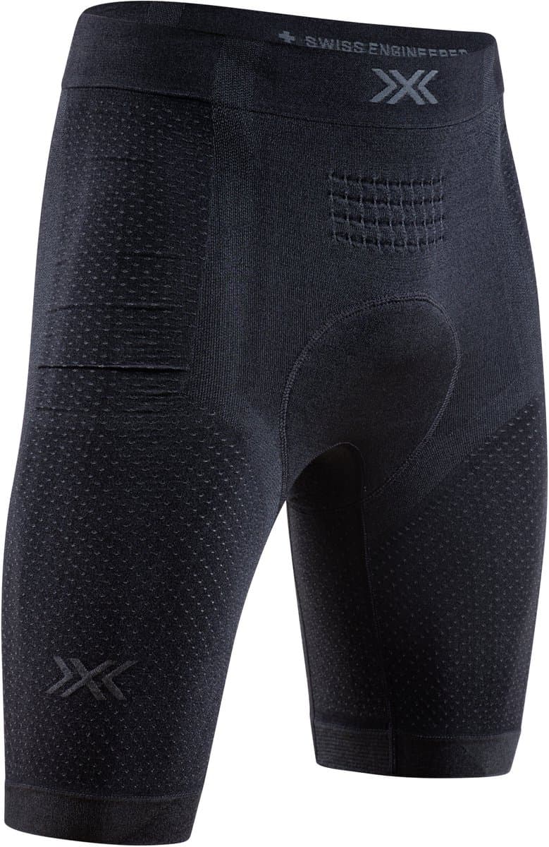 X-Bionic Xceed Ride Liner Shorts Heren - X Black/Rhino Grey - Maat XL