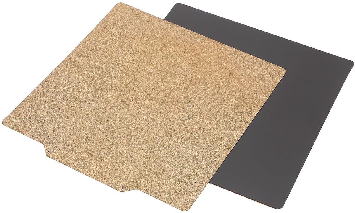 Dailygoods- Verenstaalplaat 200x200 mm - Dubbelzijdig Printplatform - Magnetische Bouwplaat - PEI Materiaal - Flexibel en Verwijderbaar - Geschikt voor 3D-printer