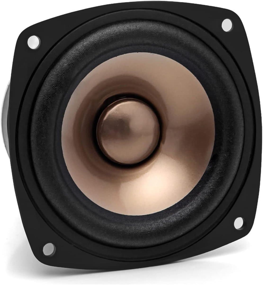 4 Inch Luidspreker - Full Range Speaker - Muziek Luisteren - Hoogwaardig Geluid - 4 Ohm 100W - Goud