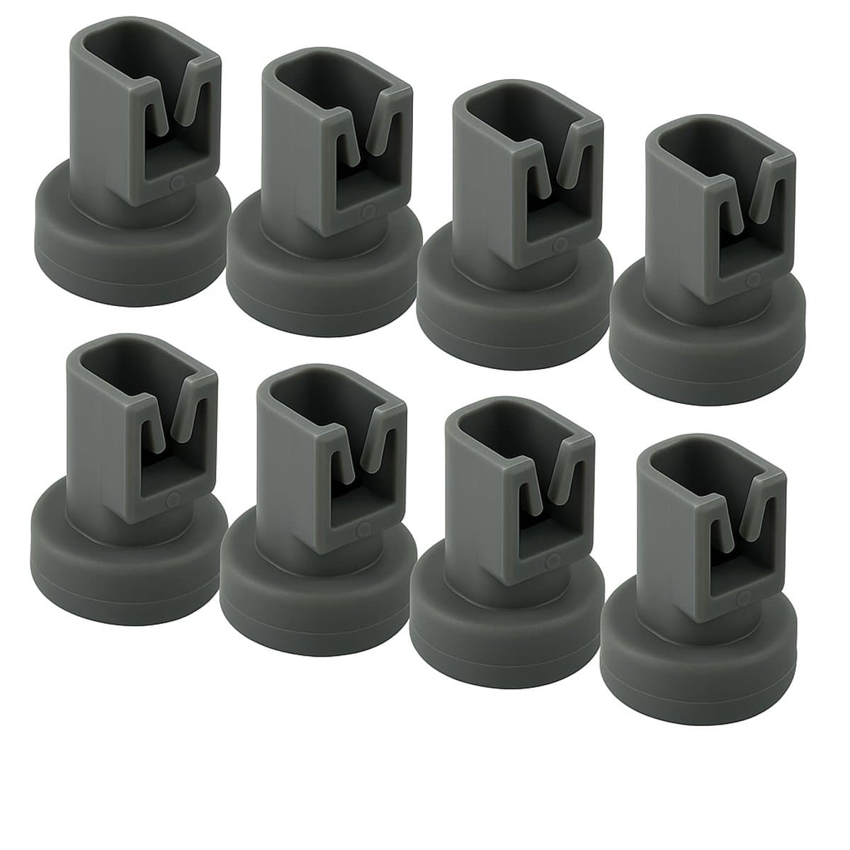 DEGG® - Vaatwasser wieltjes bovenkorf - Ø 24mm - Geschikt voor IKEA, AEG, Electrolux, Zanussi, Etna, Atag, Juno en Pelgrim - 8 STUK(S)