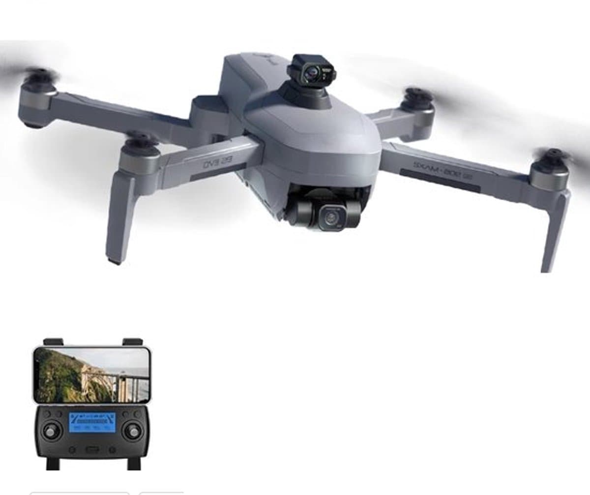 LUXWALLET EvoFly ² Pro - 45Km/h - 4K GPS Drone - 4KM - Obstakel Ontwijken - 5Ghz WiFi - Gimbal 3-as Camera - Micro SD - Professioneel