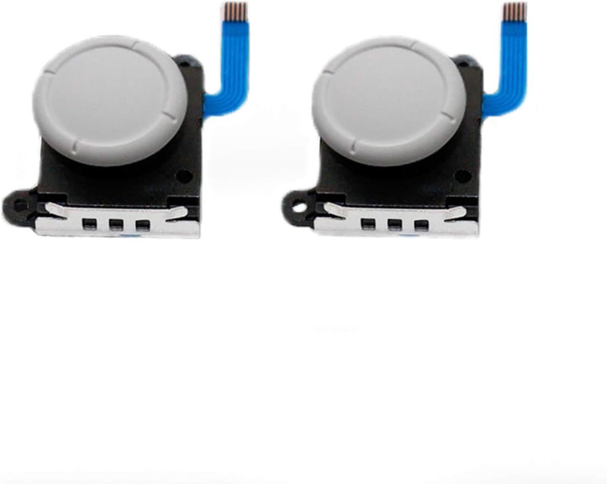 Joystick analoge sensor voor Switch Lite Joy-Con Controller - ThumbStick Cap - Wit