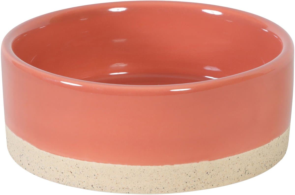 Zolux Olaria Keramieken Voerbak 12cm - Terracotta - Anti-slip, Rustieke Uitstraling - Inhoud 300ml