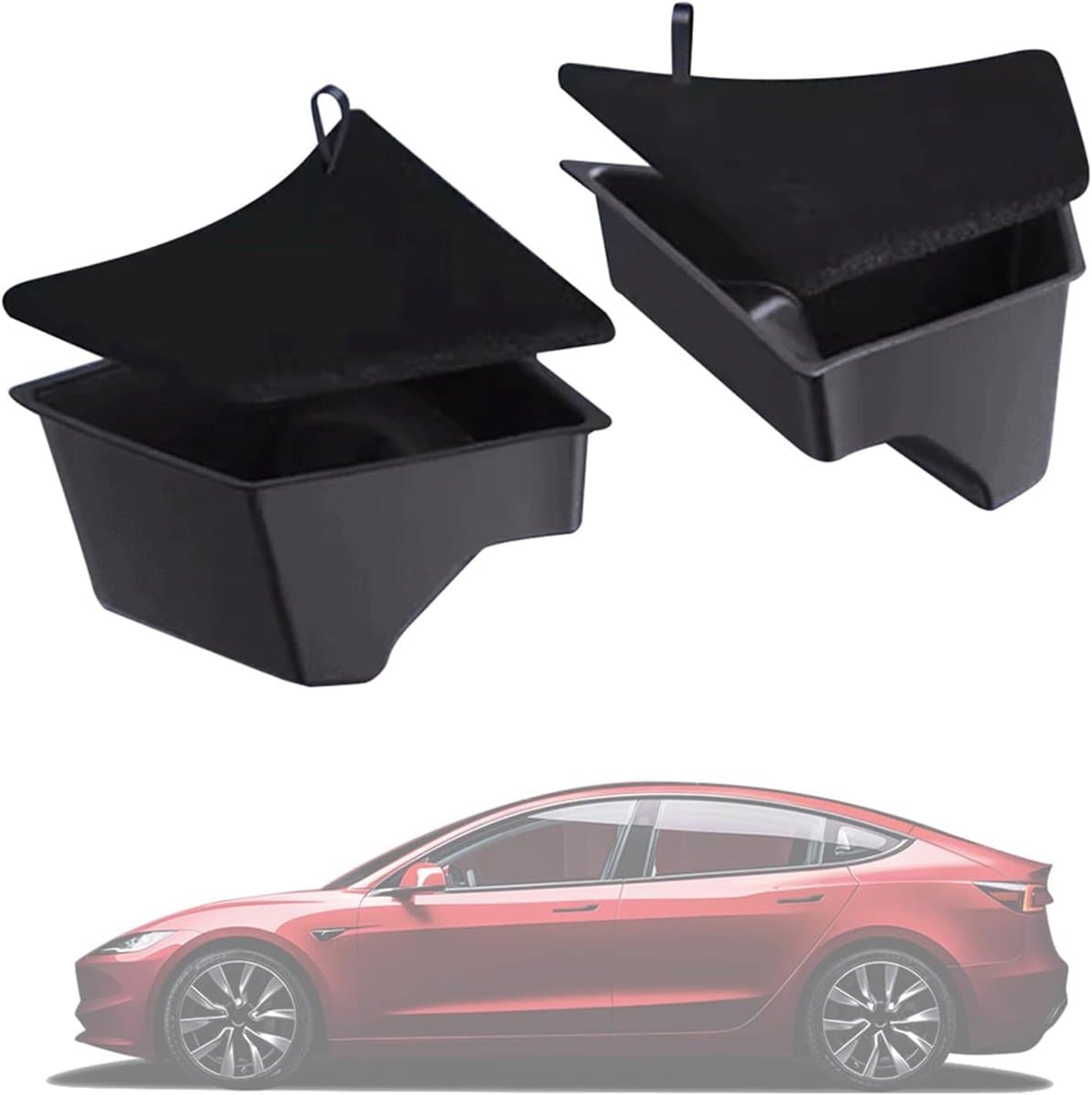 Geschikte opbergbox voor de achterbak, zijvakken voor Tesla Model 3 accessoires