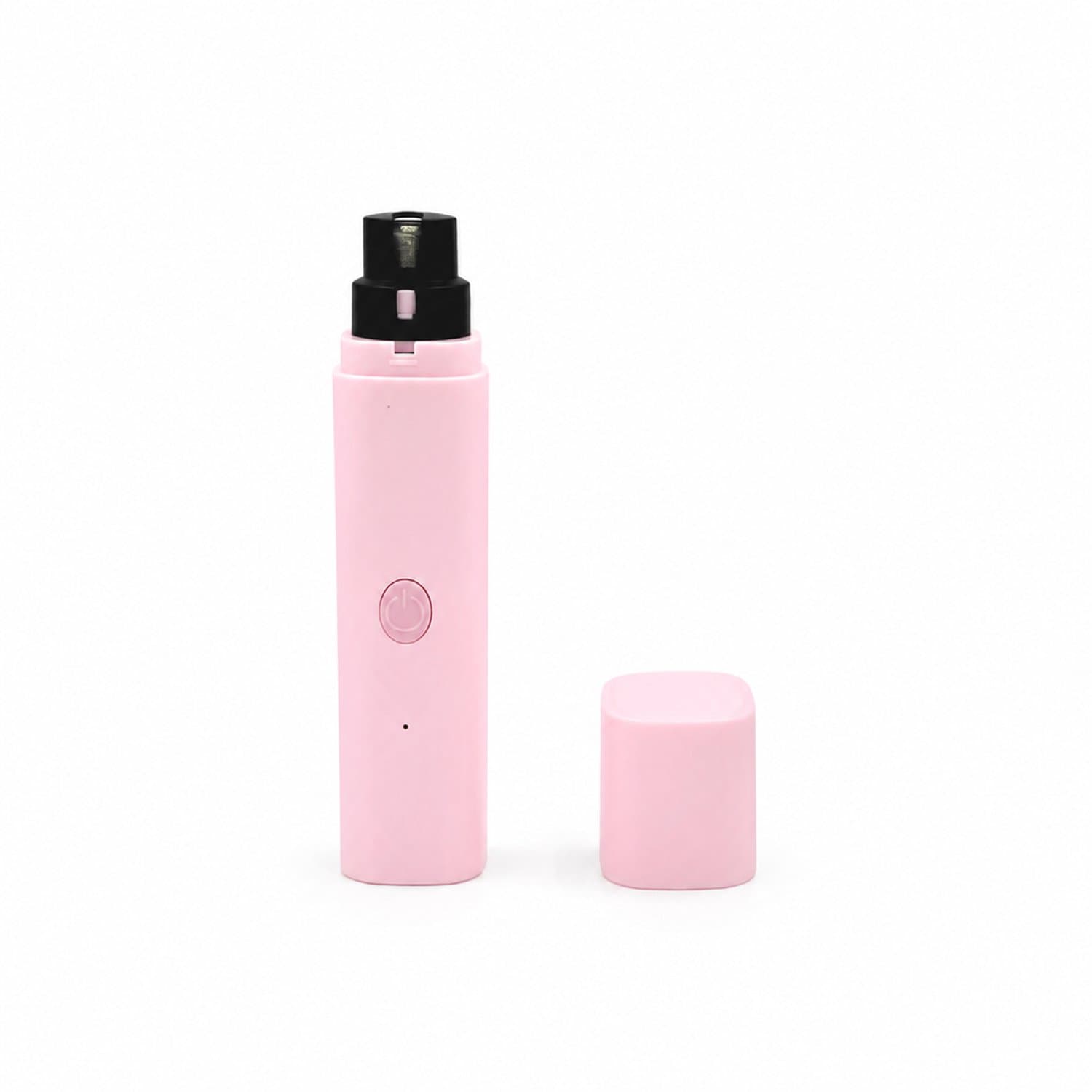 Elektrische nagelknipper - roze, oplaadbaar - met lampje - nagelvijl voor katten en honden