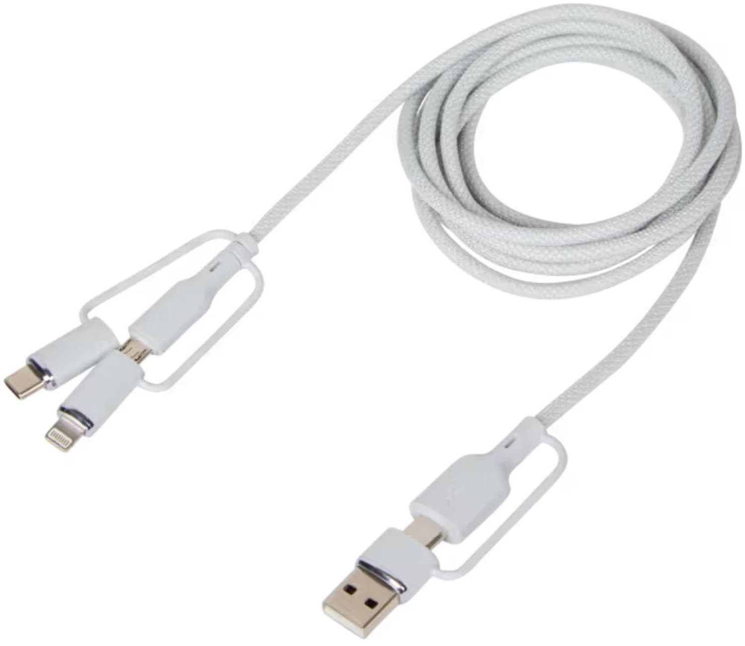 Sologic 6-in-1 laad- en datakabel - Wit