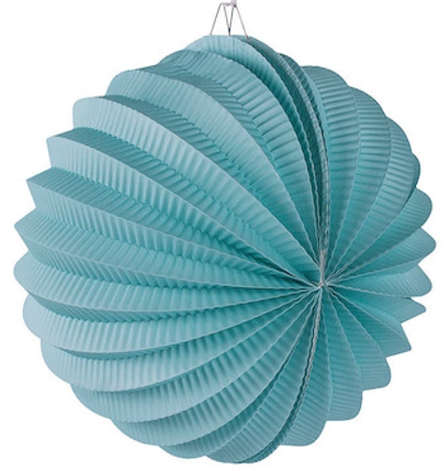 Rayher Papieren Lampion Muntgroen – ⌀ 22 cm – Decoratieve Hanglamp voor Feest en Interieur