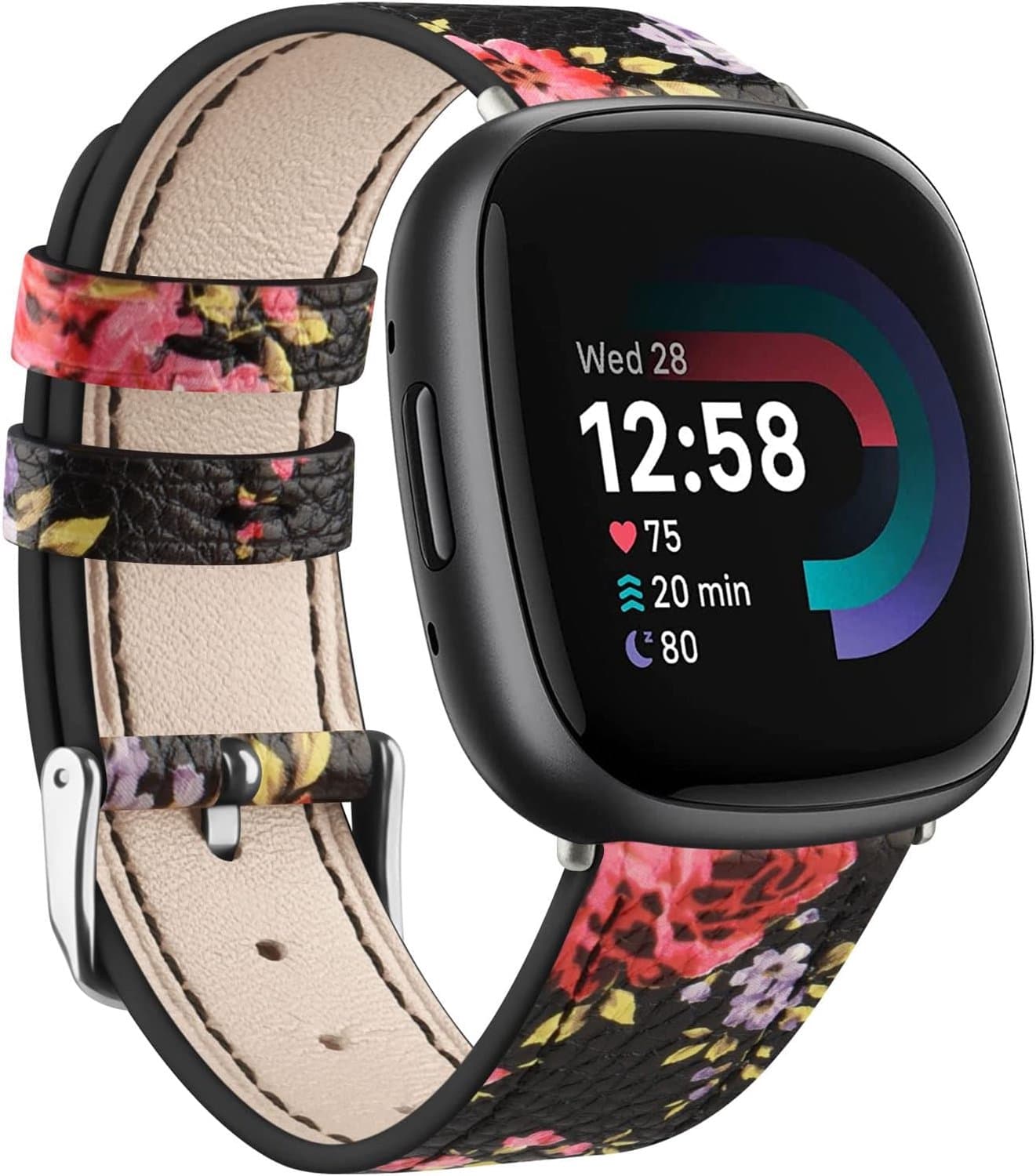 Vervangbanden voor Fitbit Versa 4 / Versa 3 / Sense 2 - Echt leer - Voor mannen en vrouwen - Stijlvol en duurzaam - ServiceTopper