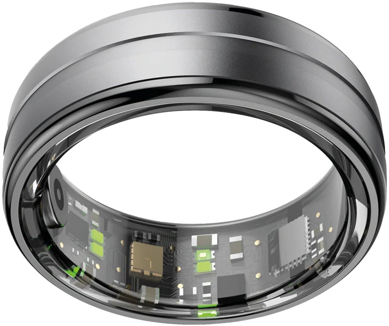 NOLATR Pro, Slimme Ring met Stappenteller, Activiteitstracker & Hartslagmeter – Zonder Abonnement & Nederlandse App – Zwart – Maat 12