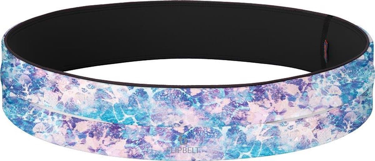 FlipBelt Classic - Running Belt – Hardloopriem voor Telefoon, Water en Meer – Unisex – Ocean Bloom