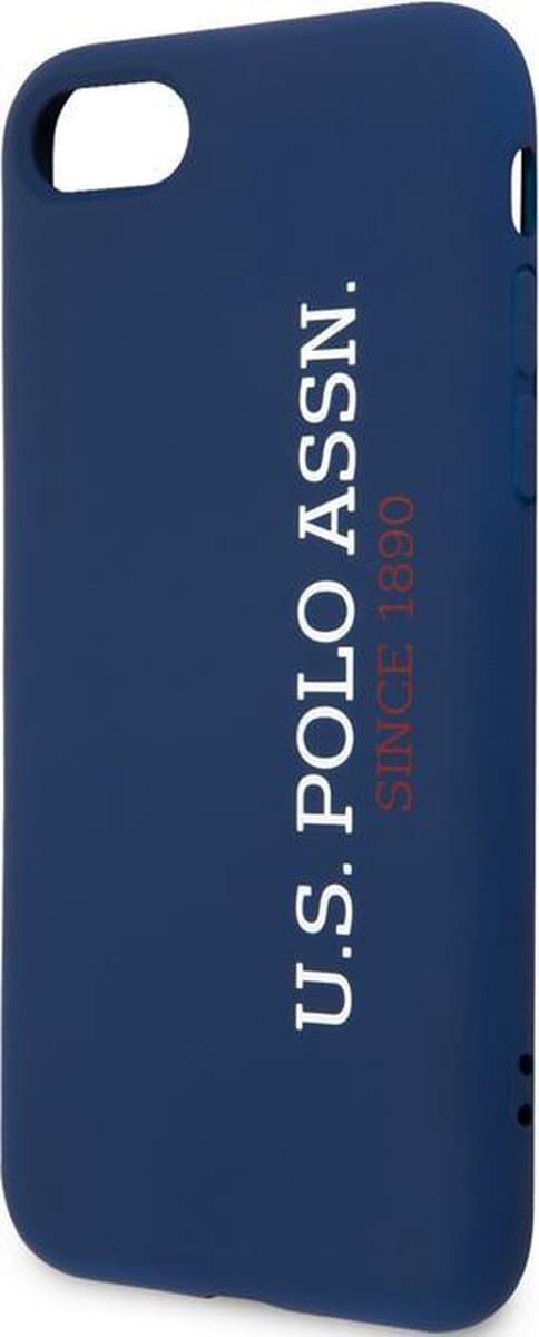 U.S. Polo Silicone Back Cover - Geschikt voor Apple iPhone 7/8/SE (2020) - Blauw