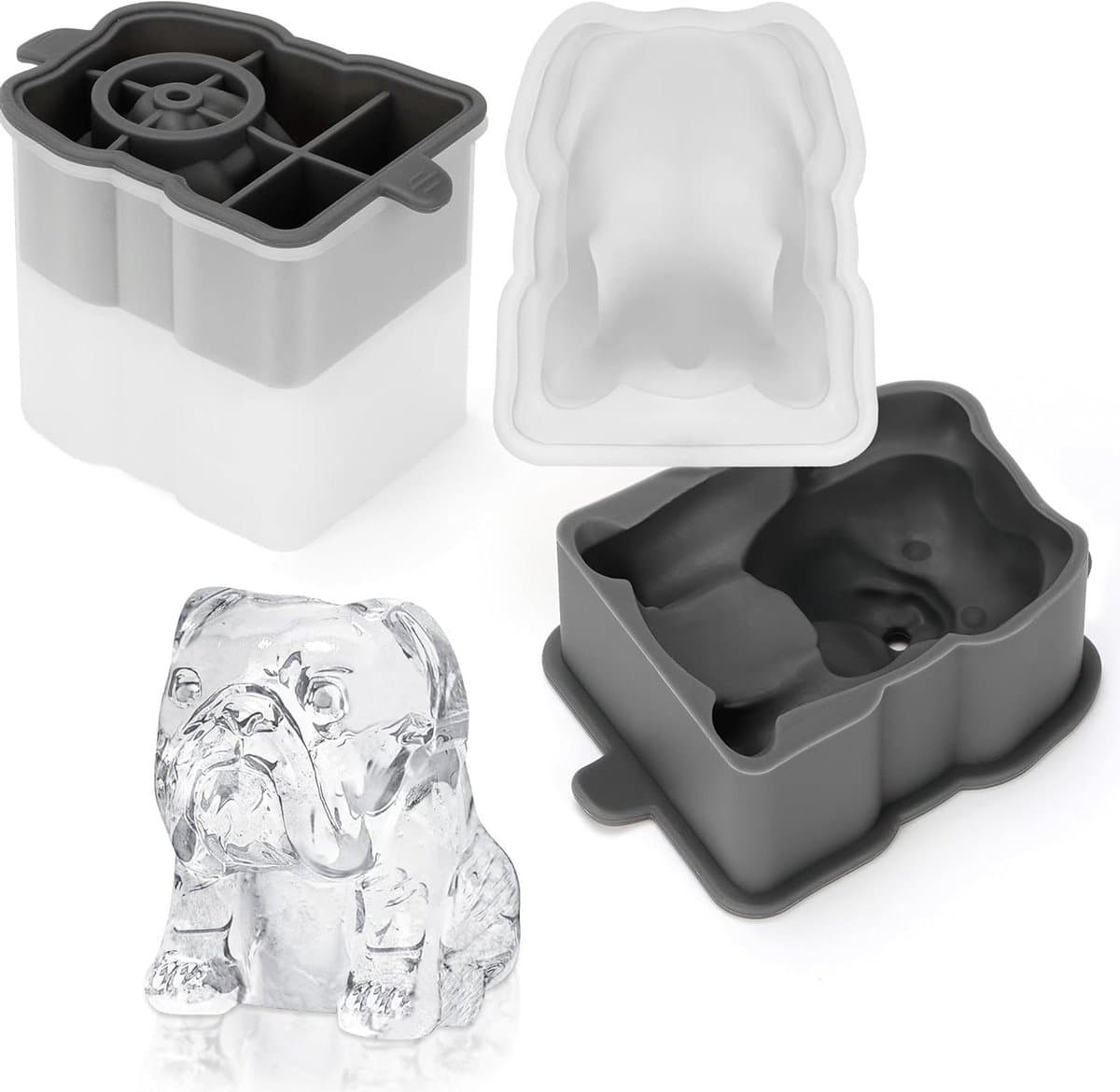 Orivio - Siliconen Ijsmallen 2 Stuks - BPA-vrij - Ijsklont Maker voor Diepvries - Cocktails Whiskey Feest Drankjes