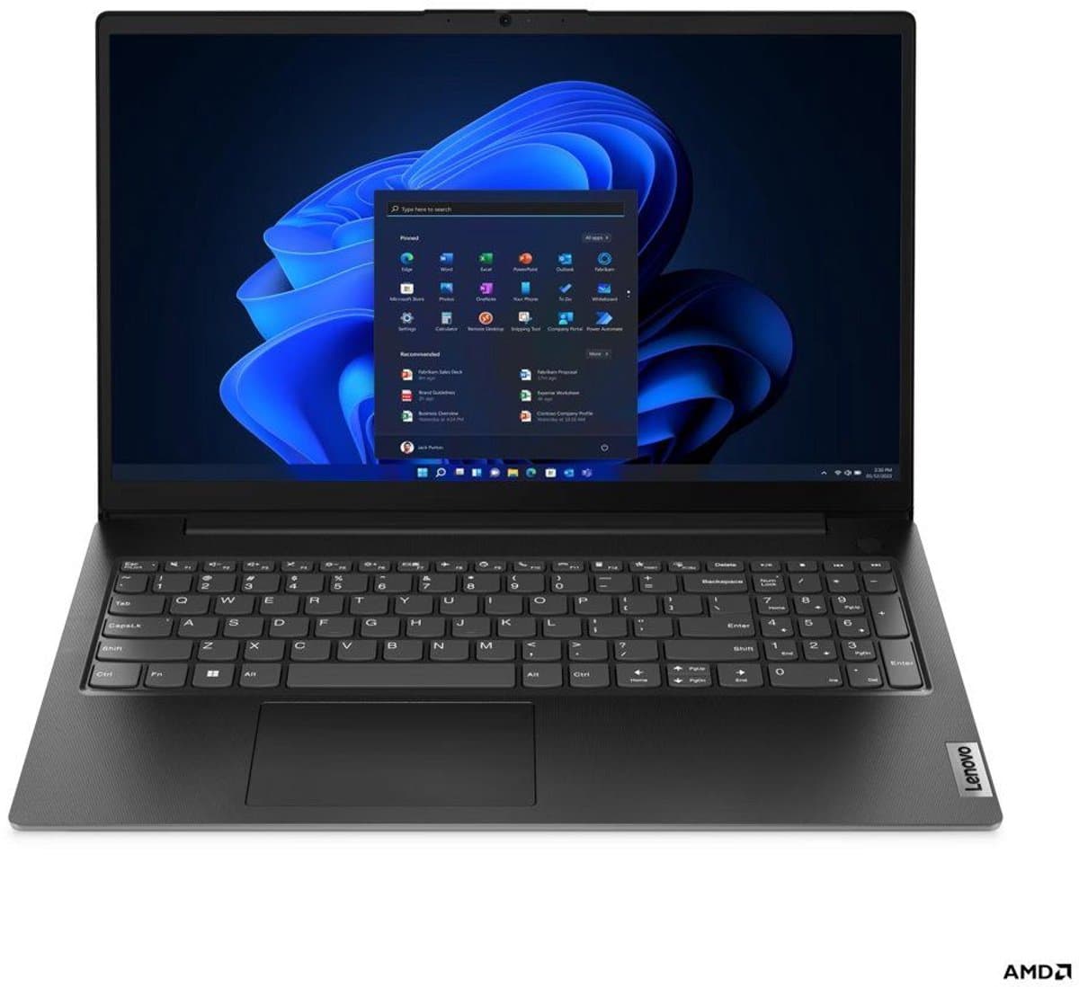Ryzen 5 15.6" Zakelijke Laptop / Notebook - AMD R5 7520U - 2TB SSD - 16GB RAM - Windows 11 PRO - Powered by Lenovo V15 G4 Series