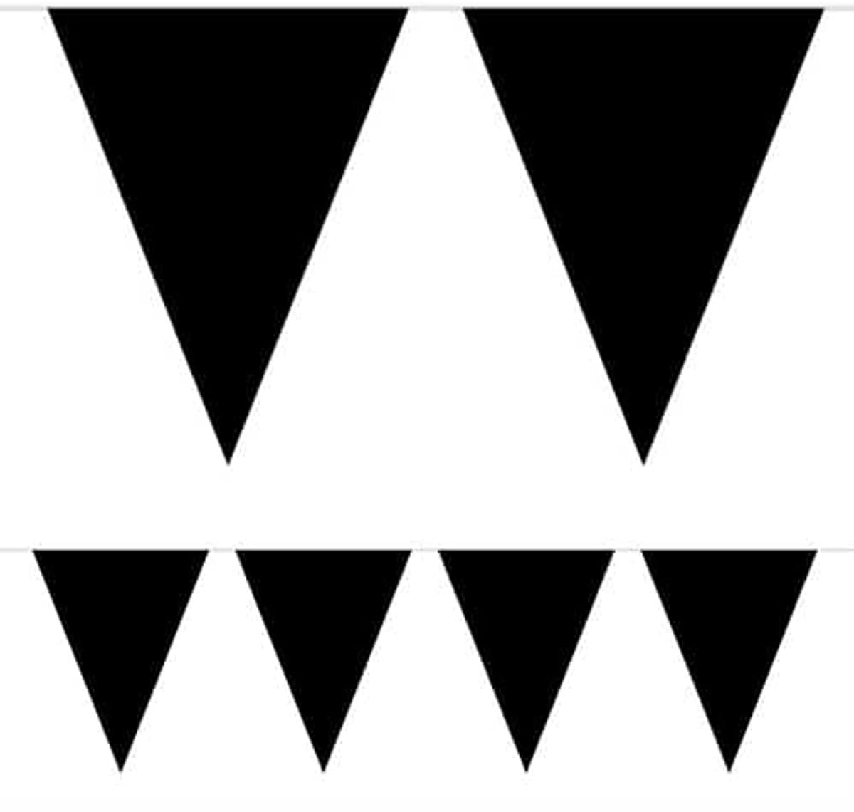 Folat - Vlaggenlijn Zwart (10 meter)