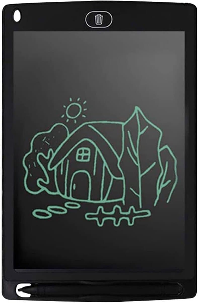 Vitdipy - TekenTablet - 12 Inch Elektronische LCD TekenTablet - Tekenbord kinderen - Schrijftablet - Grafische tablet kinderen - Zwart