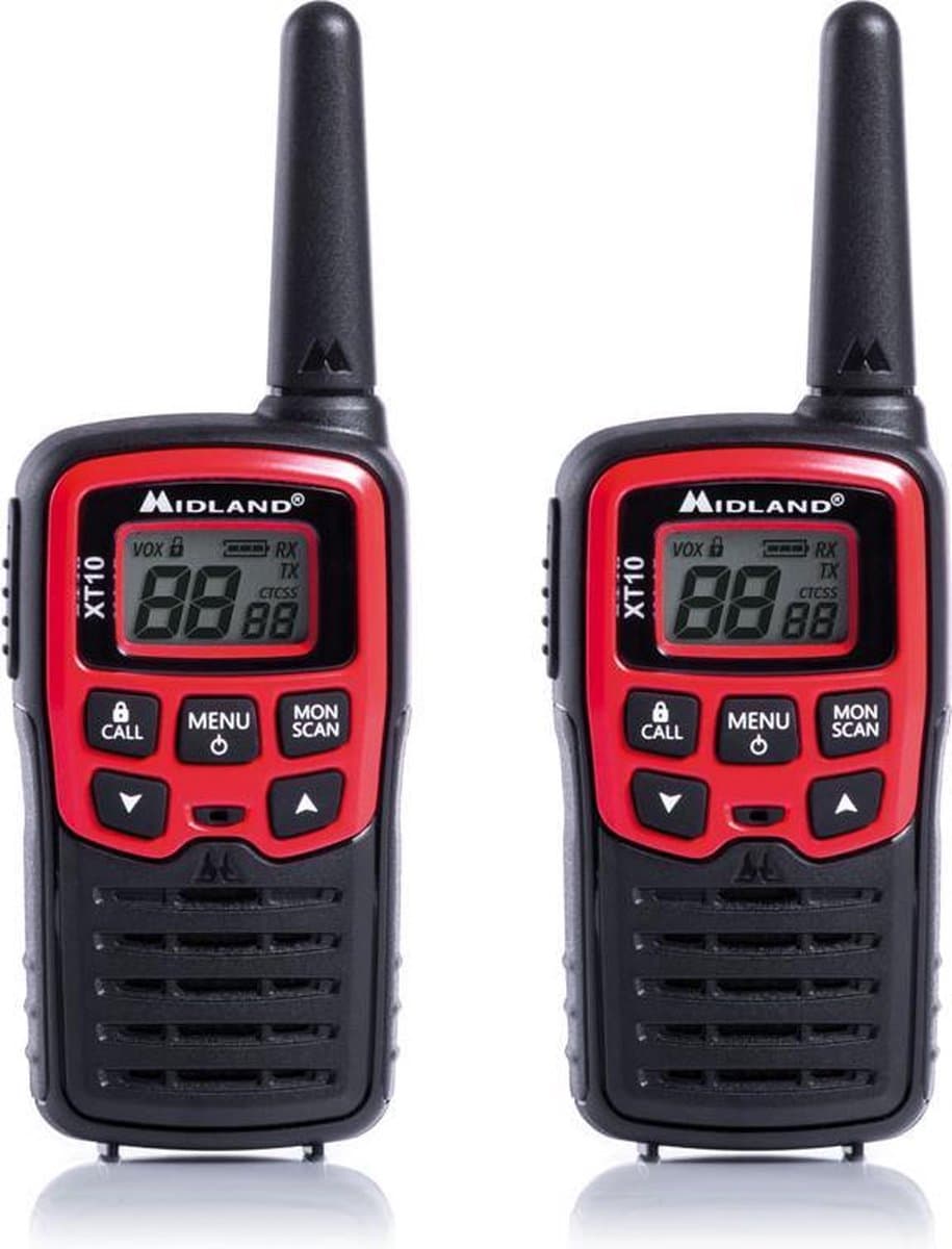 Midland XT10 - Portofoonset - Walkie Talkie - PMR446 - Set van 2 stuks - C1176