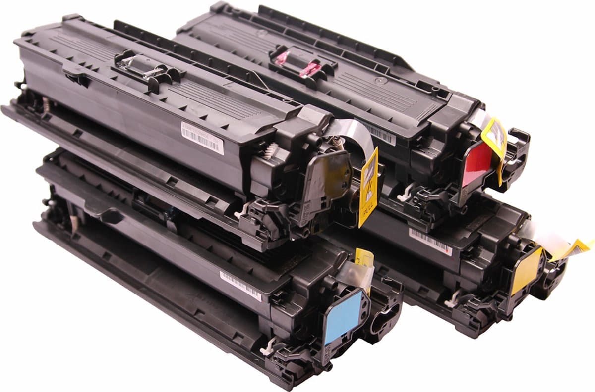 ABC huismerk set 4x Toner XXL (MET CHIP) geschikt voor HP LaserJet Enterprise M554 M554dn M555 M555dn M555x,M