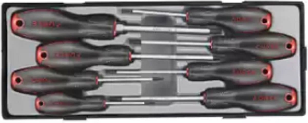 Schroevendraaierset Torx met gat 8 delig