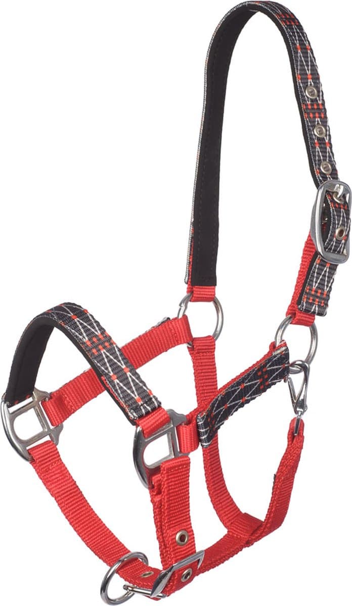 MHS Halster Fashion Cob Rood Zwart