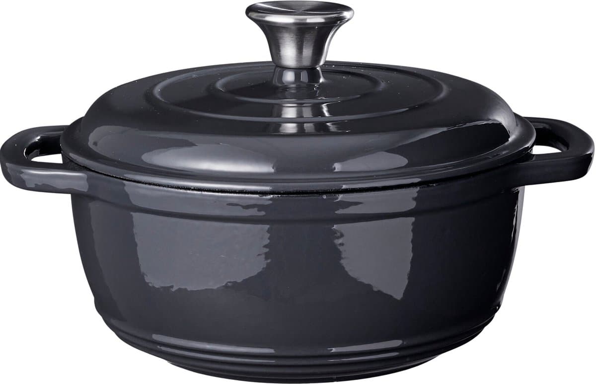 Gietijzeren Braadpan 'Siaki' grijs 22 cm