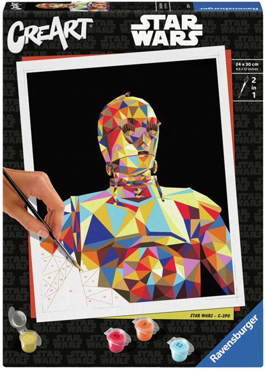Ravensburger CreArt Star Wars C-3PO - Schilderen op Nummer