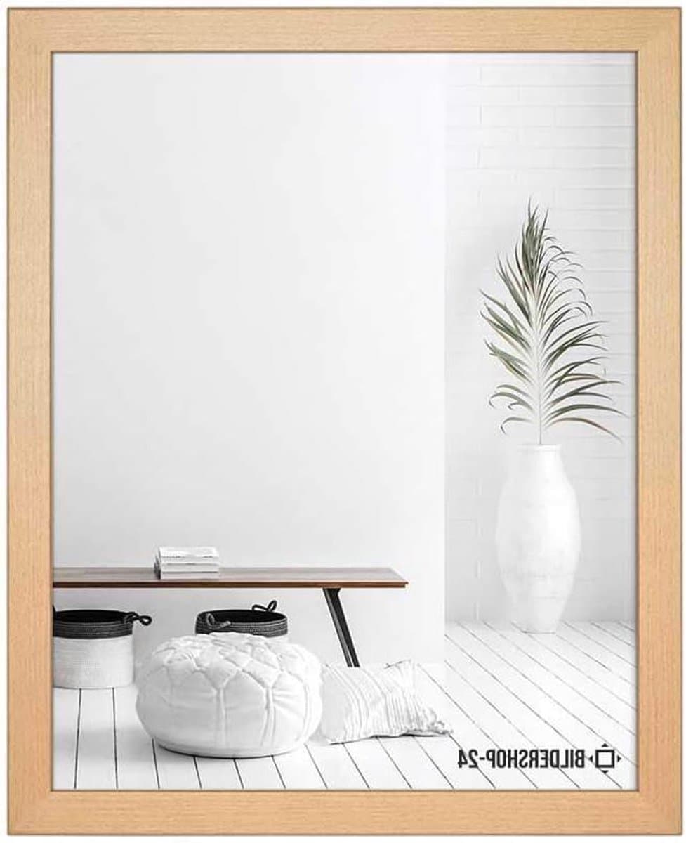 Fotolijst - Lijst voor wand - Foto's ophangen - Recht profiel - 40 x 50 cm - Beuken