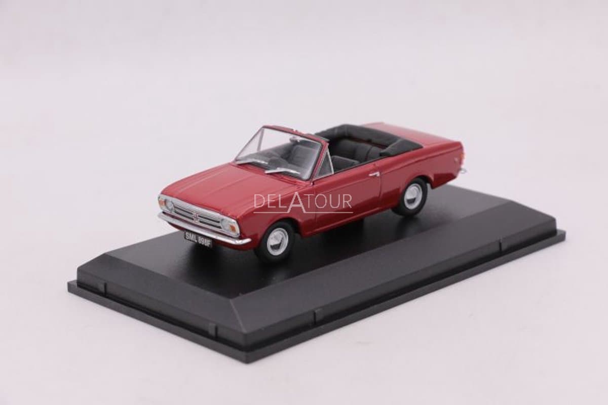 Modelauto Ford Cortina MKII Crayford convertible dragon red - Schaal 1:43