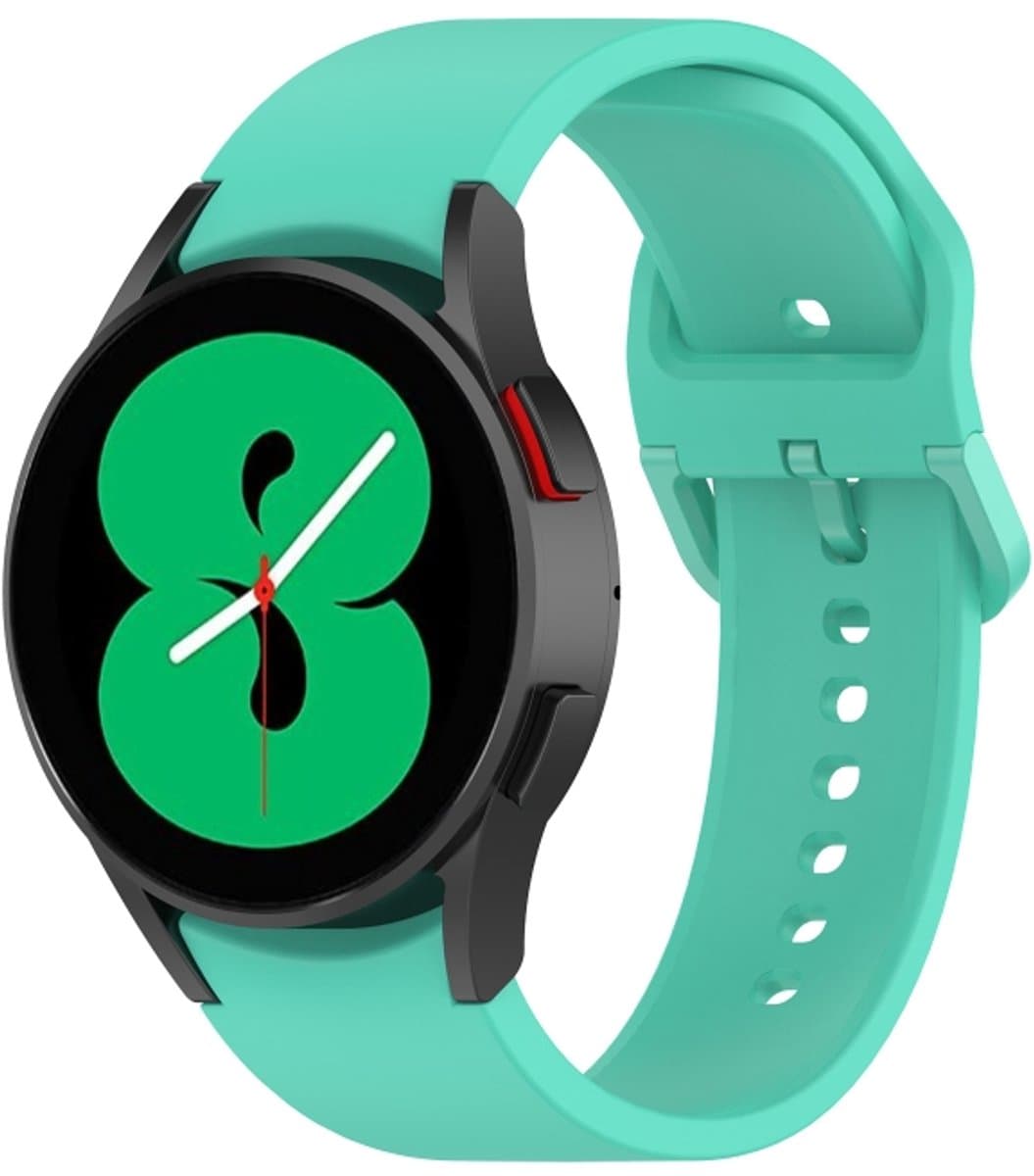 For Samsung Galaxy Watch 5 Pro 45mm Official Silicone Watch Band, Size:S(Teal)