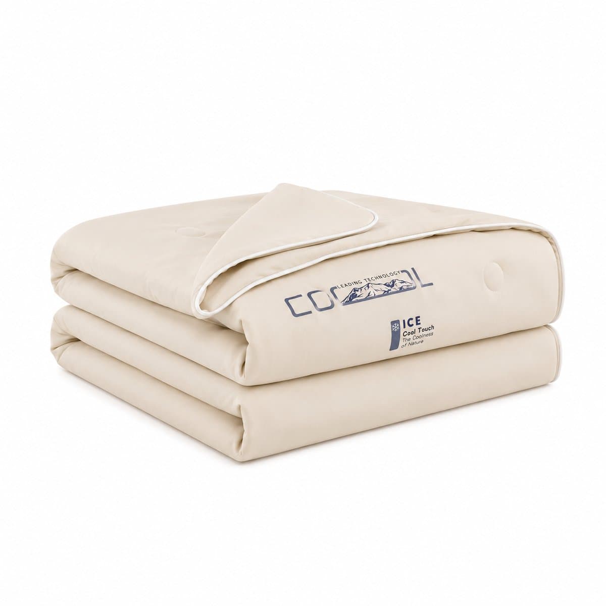 MeiLun Home Frost Veil Koel Zomerdekbed 150x200 cm – Oat Ivory – Zacht Lichtgewicht Dekbed
